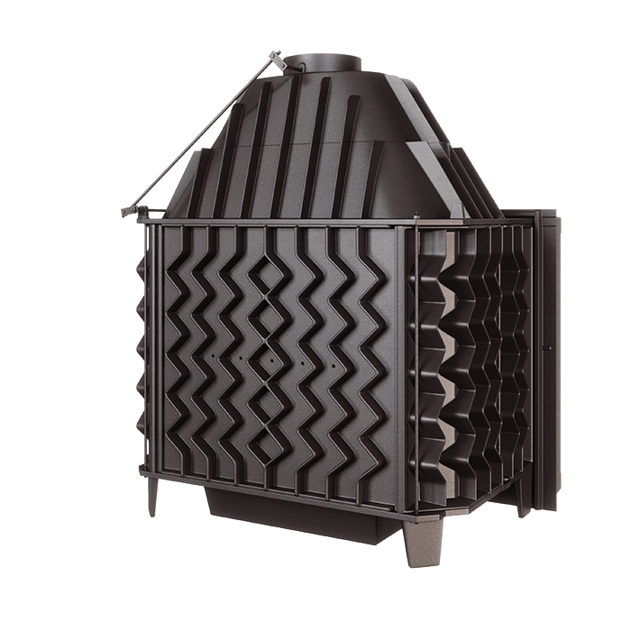 Fireplace insert KAWMET W8 (17,5 kW) ECO. Photo 3D