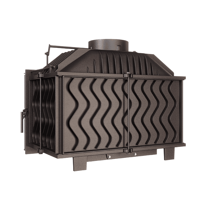 Fireplace insert KAWMET W15 (9,4 kW) ECO. Photo 3D