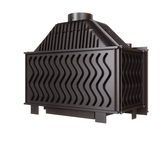 Fireplace insert KAWMET W15 (16,3 kW) ECO. Photo 3D