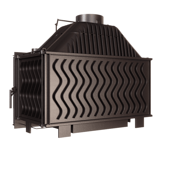 Fireplace insert KAWMET W15 (16,3 kW) ECO. Photo 3D
