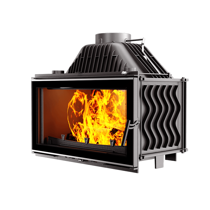 Wkład kominkowy KAWMET W16 (13,5 kW) ECO. Zdjęcia 3D
