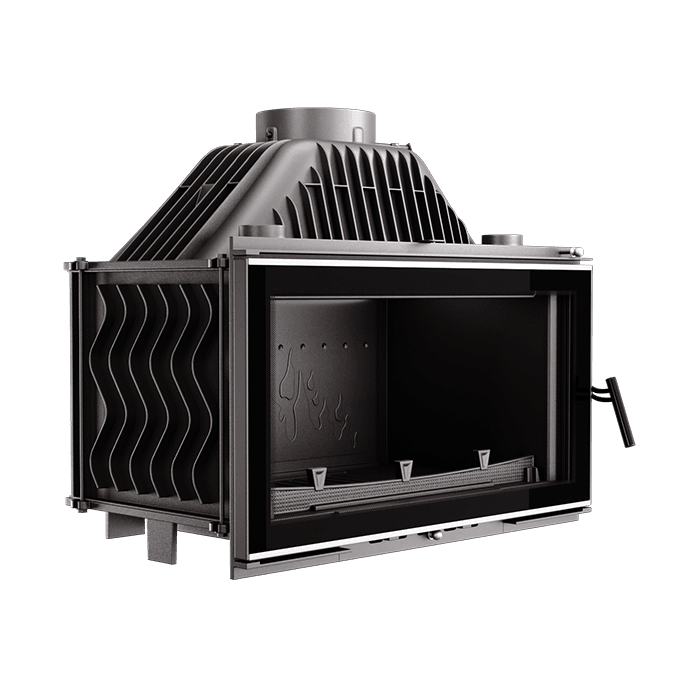 Wkład kominkowy KAWMET W16 (13,5 kW) ECO. Zdjęcia 3D