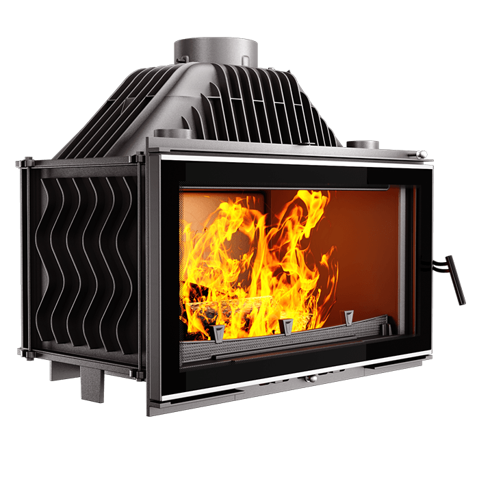 Fireplace insert KAWMET W16 (16,3 kW) ECO. Photo 3D