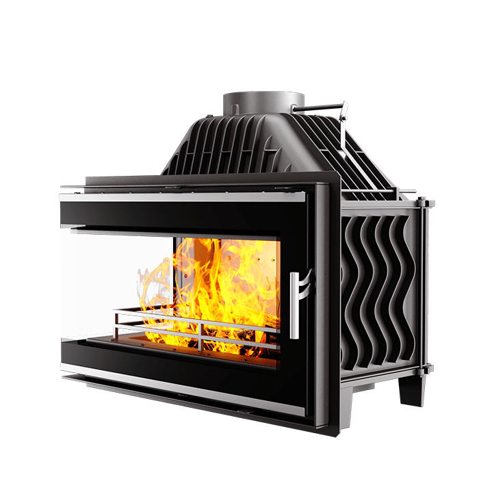Fireplace insert KAWMET W16 LB (13,5 kW) ECO. Photo 3D