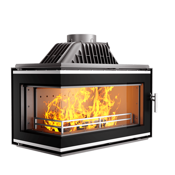 Fireplace insert KAWMET W16 LB (13,5 kW) ECO. Photo 3D