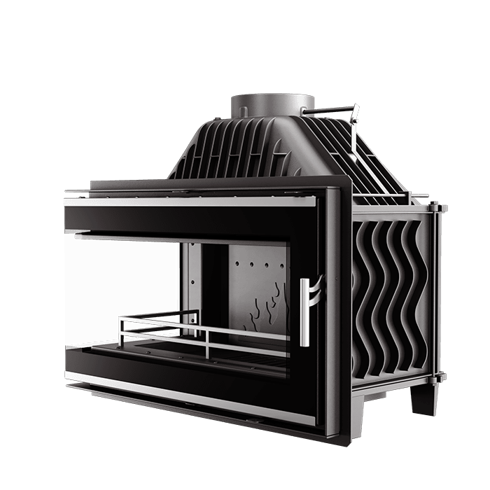 Fireplace insert KAWMET W16 LB (13,5 kW) ECO. Photo 3D