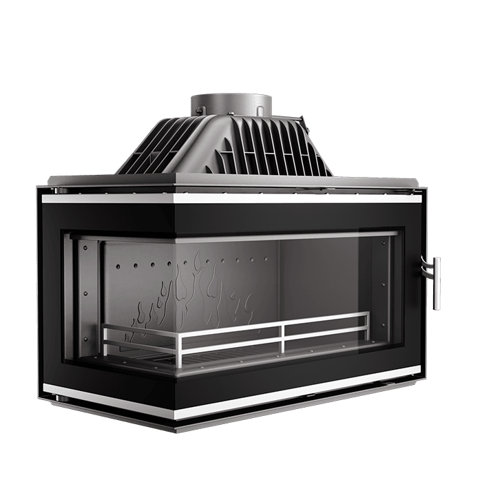 Fireplace insert KAWMET W16 LB (13,5 kW) ECO. Photo 3D