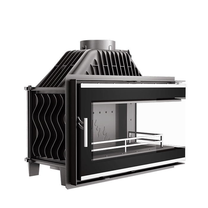 Fireplace insert KAWMET W16 PB (13,5 kW) ECO. Photo 3D