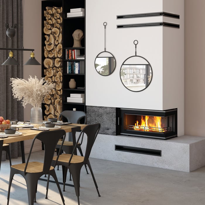 Fireplace insert KAWMET W16 PB (13,5 kW) ECO. Photo 8