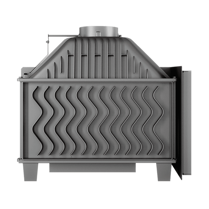  Wkład kominkowy KAWMET W16 LB BLACK (13,5 kW) ECO. Zdjęcia 3D