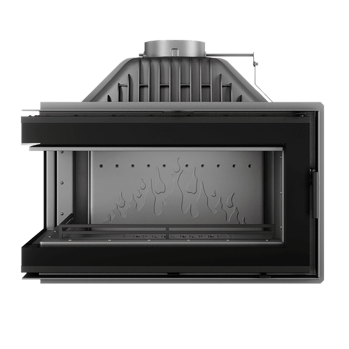  Wkład kominkowy KAWMET W16 LB BLACK (13,5 kW) ECO. Zdjęcia 3D