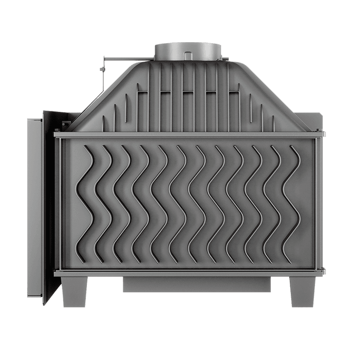 Wkład kominkowy KAWMET W16 PB BLACK (13,5 kW) ECO. Zdjęcia 3D