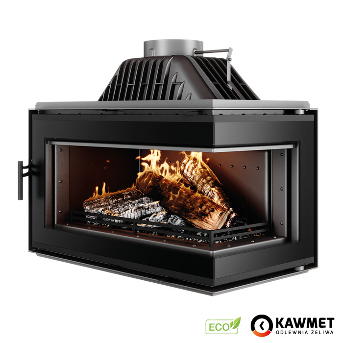 Wkład kominkowy KAWMET W16 PB BLACK (13,5 kW) ECO