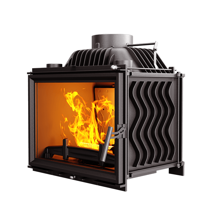 Wkład kominkowy KAWMET W17 (12,3 kW) ECO. Zdjęcia 3D