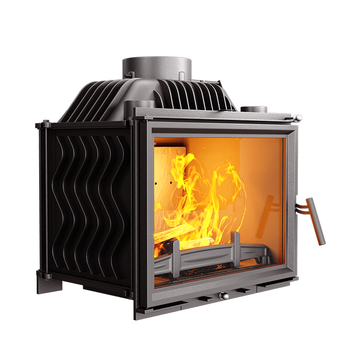 Wkład kominkowy KAWMET W17 (12,3 kW) ECO. Zdjęcia 3D