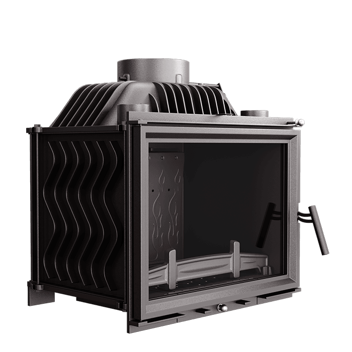 Wkład kominkowy KAWMET W17 (12,3 kW) ECO. Zdjęcia 3D