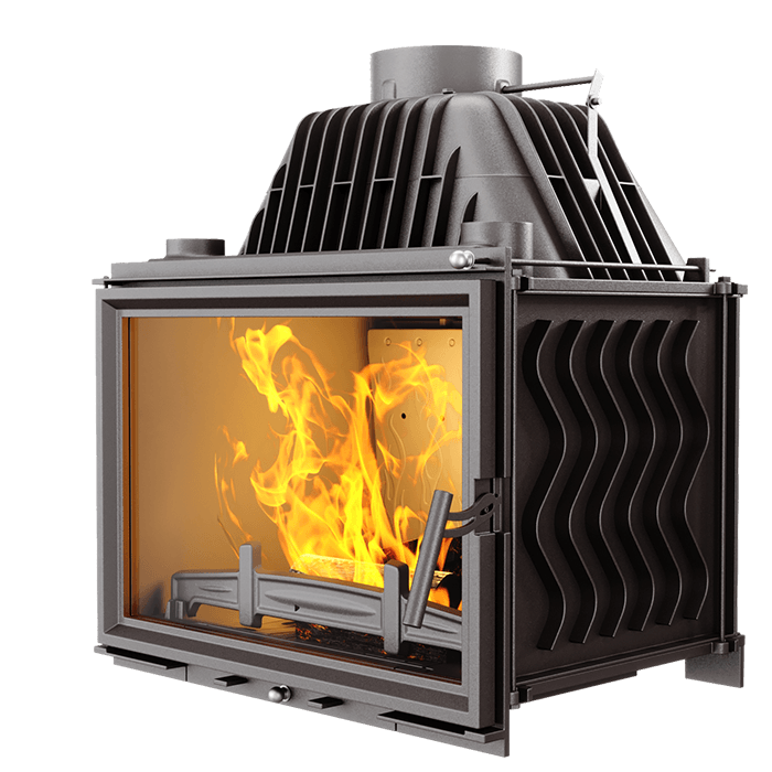 Wkład kominkowy KAWMET W17 (16,1 kW) ECO. Zdjęcia 3D