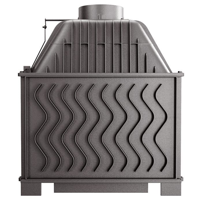 Wkład kominkowy KAWMET W17 (16,1 kW) ECO. Zdjęcia 3D