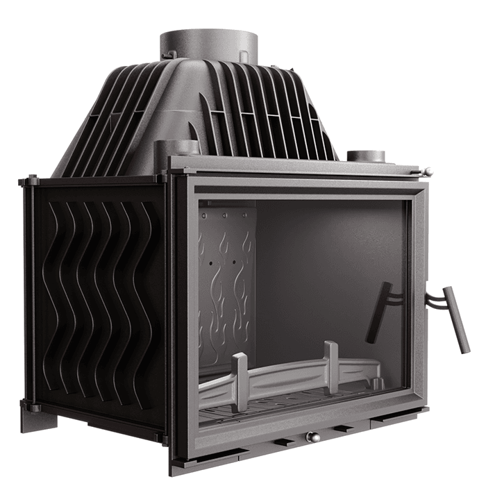 Wkład kominkowy KAWMET W17 (16,1 kW) ECO. Zdjęcia 3D