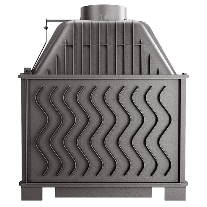 Wkład kominkowy KAWMET W17 (16,1 kW) ECO. Zdjęcia 3D