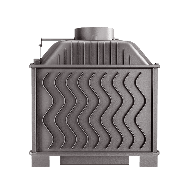 Fireplace insert KAWMET W17 Decor (12,3 kW) ECO. Photo 3D