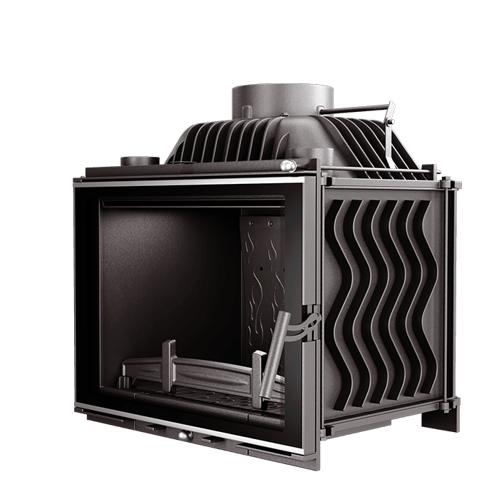 Fireplace insert KAWMET W17 Decor (12,3 kW) ECO. Photo 3D
