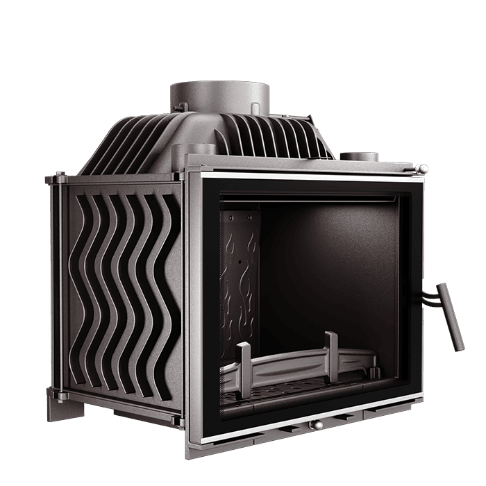 Fireplace insert KAWMET W17 Decor (12,3 kW) ECO. Photo 3D