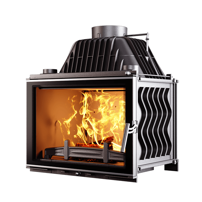 Wkład kominkowy KAWMET W17 Decor (16,1 kW) ECO. Zdjęcia 3D
