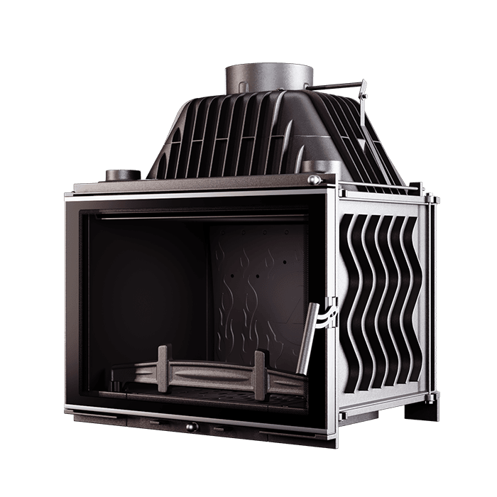 Wkład kominkowy KAWMET W17 Decor (16,1 kW) ECO. Zdjęcia 3D