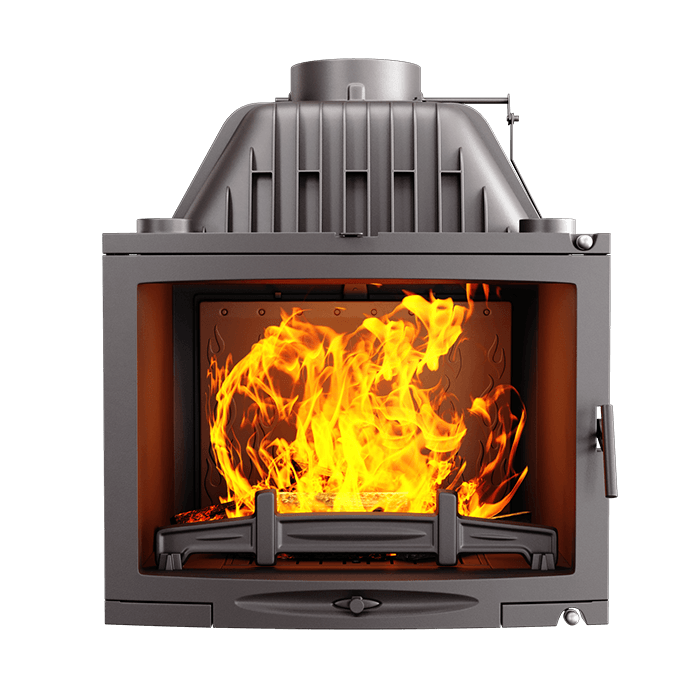 Fireplace insert KAWMET W17 Panorama (16,1 kW) ECO. Photo 3D