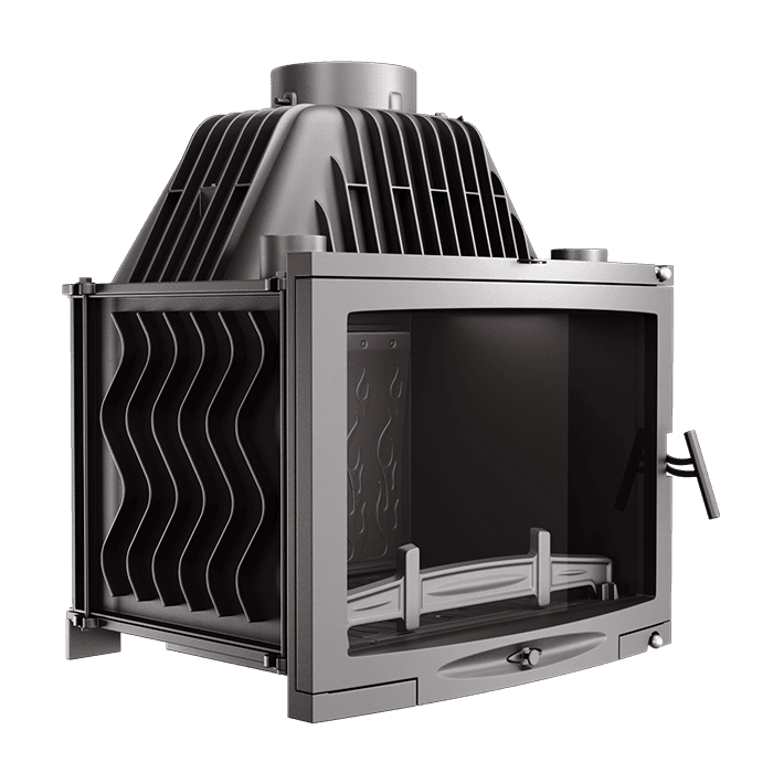 Fireplace insert KAWMET W17 Panorama (16,1 kW) ECO. Photo 3D