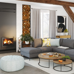 Fireplace insert KAWMET W17 Panorama (16,1 kW) ECO. Photo 8
