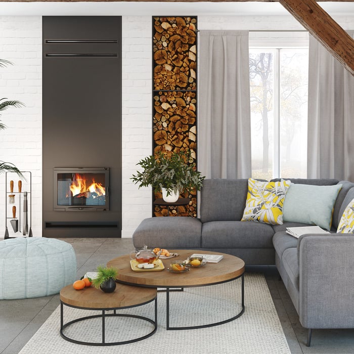 Fireplace insert KAWMET W17 Panorama (16,1 kW) ECO. Photo 9