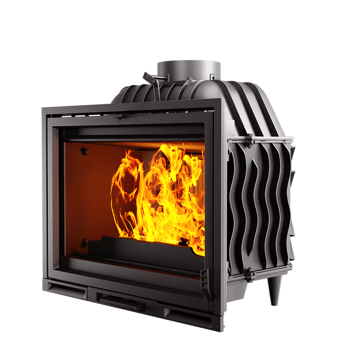 Wkład kominkowy KAWMET Premium HERMES F23 (14 kW). Zdjęcia 3D