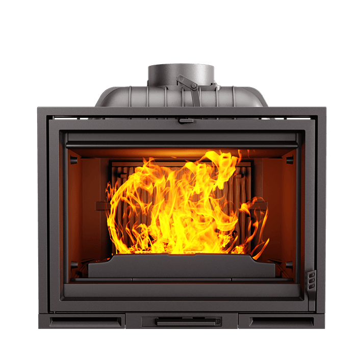 Wkład kominkowy KAWMET Premium HERMES F23 (14 kW). Zdjęcia 3D