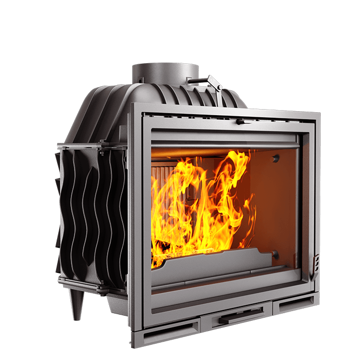Wkład kominkowy KAWMET Premium HERMES F23 (14 kW). Zdjęcia 3D