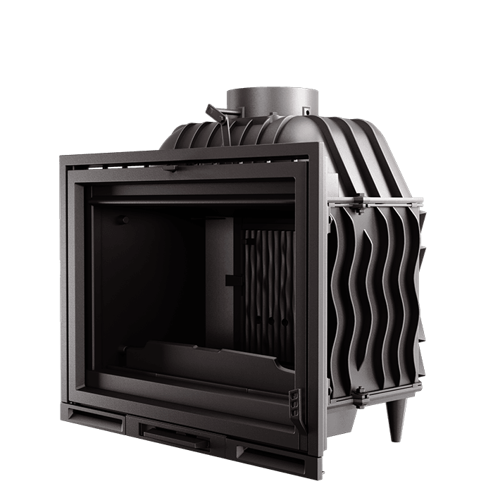 Wkład kominkowy KAWMET Premium HERMES F23 (14 kW). Zdjęcia 3D