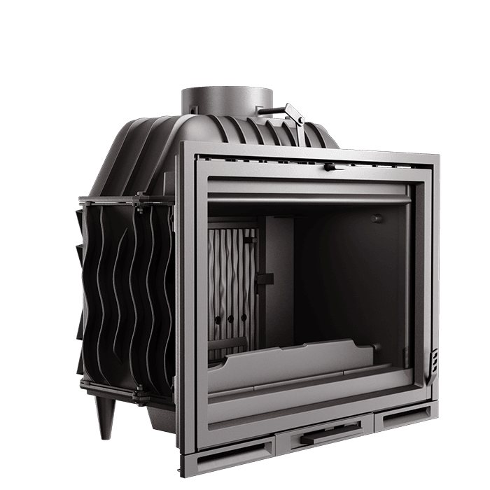Wkład kominkowy KAWMET Premium HERMES F23 (14 kW). Zdjęcia 3D