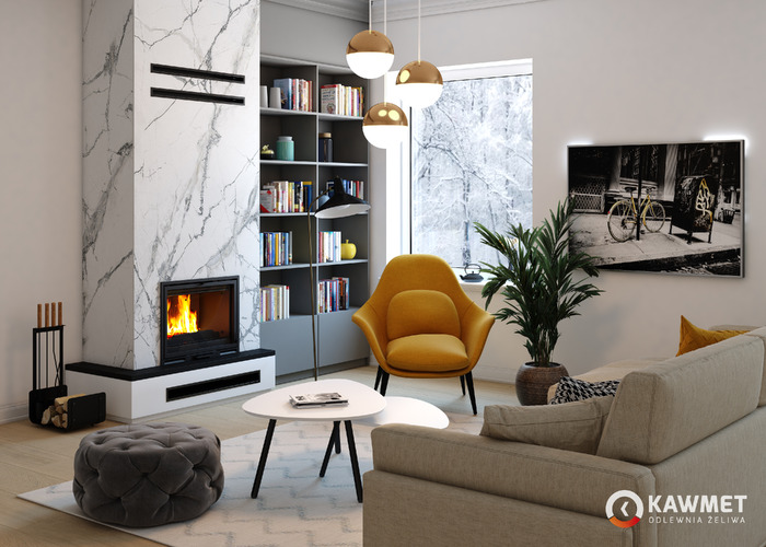 Wkład kominkowy KAWMET Premium HERMES F23 (14 kW). Zdjęcia 23