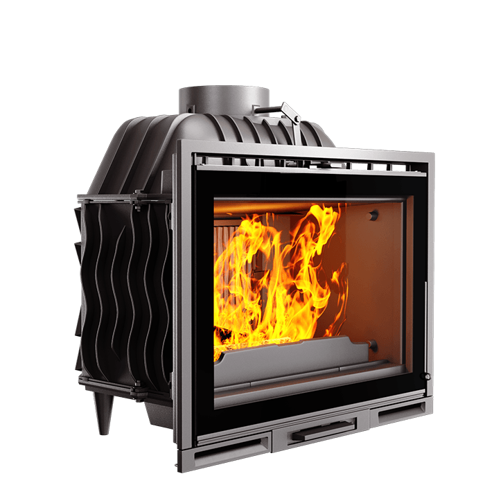 Wkład kominkowy KAWMET Premium SIREN F24 (14 kW). Zdjęcia 3D