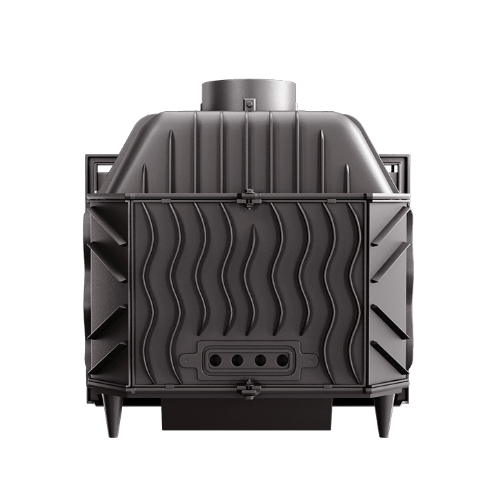 Wkład kominkowy KAWMET Premium SIREN F24 (14 kW). Zdjęcia 3D