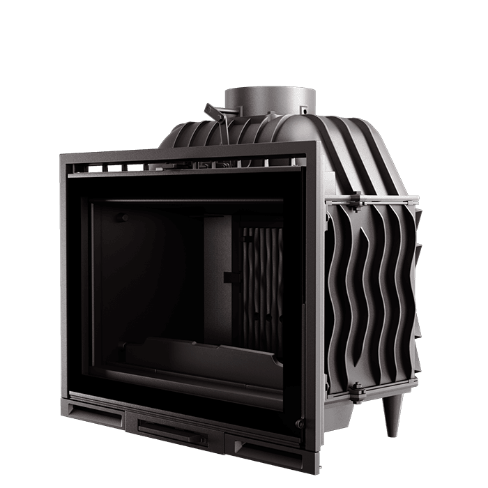 Wkład kominkowy KAWMET Premium SIREN F24 (14 kW). Zdjęcia 3D