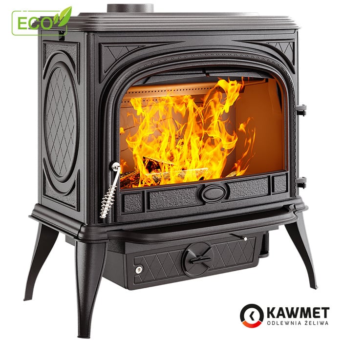 Piec wolnostojący KAWMET Premium SPHINX S6 ECO. Zdjęcia 3