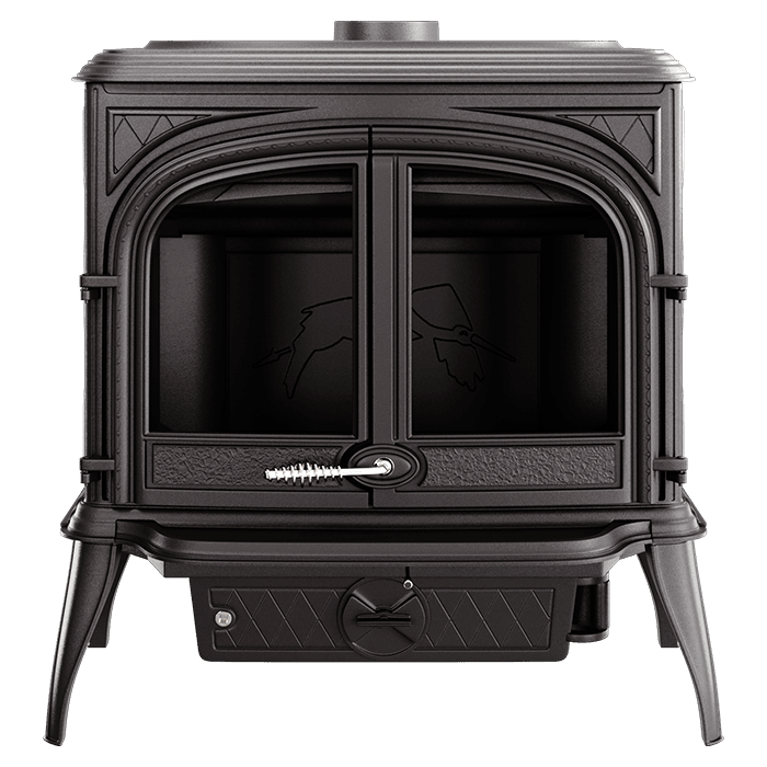 Piec wolnostojący KAWMET Premium HELIOS S8 ECO. Zdjęcia 3D