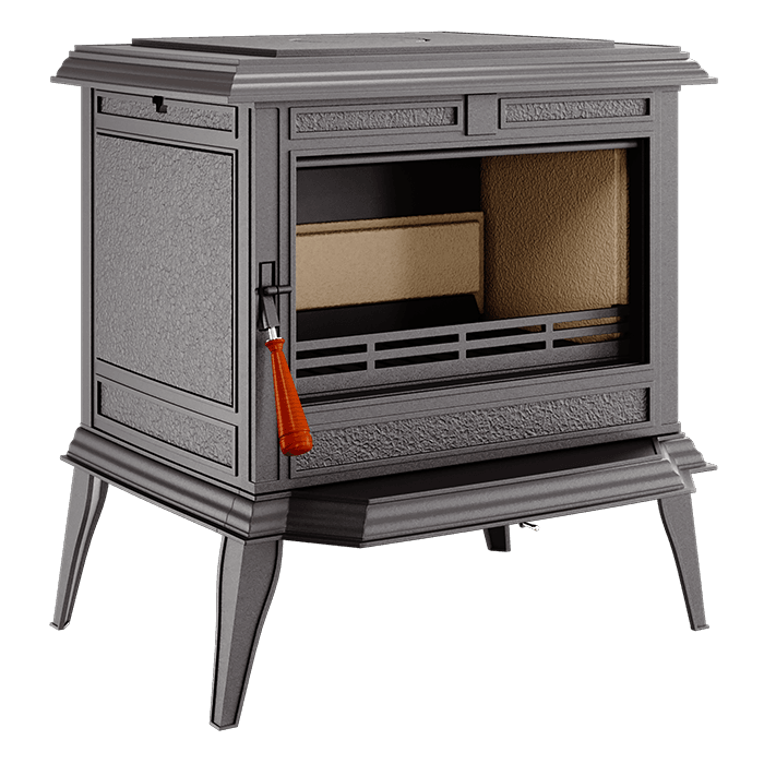 Piec wolnostojący KAWMET Premium ATHENA S12 ECO. Zdjęcia 3D