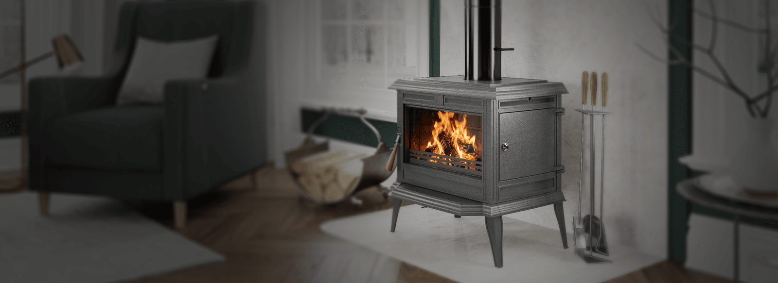Piec wolnostojący KAWMET Premium ATHENA S12 ECO
