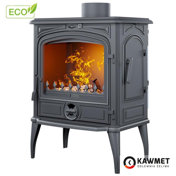 Piec wolnostojący KAWMET Premium SELENA S14 ECO. Zdjęcia 2
