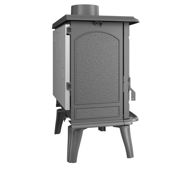Piec wolnostojący KAWMET Premium ARTEMIDA S18 ECO. Zdjęcia 3D