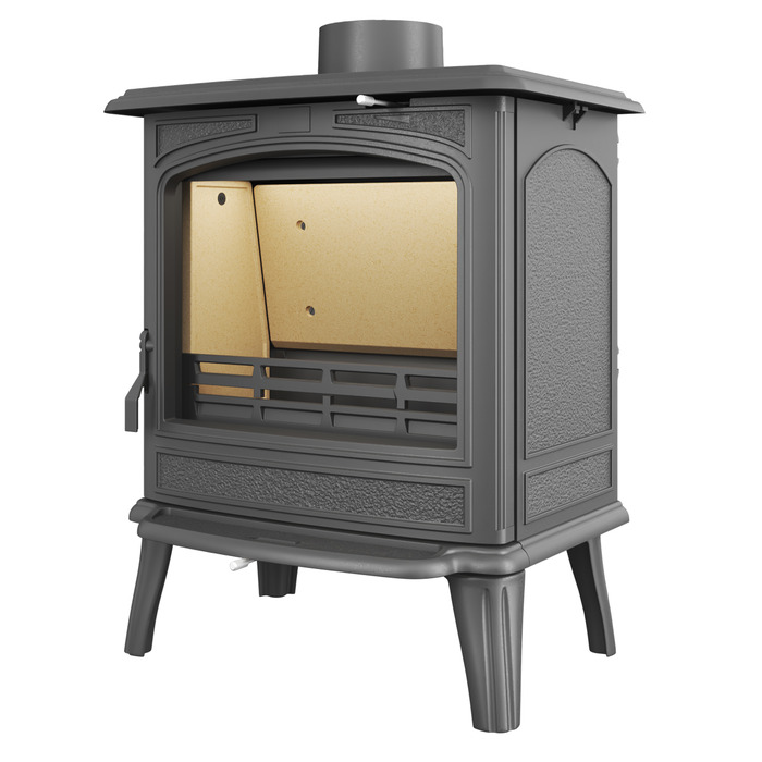 Piec wolnostojący KAWMET Premium ARTEMIDA S18 ECO. Zdjęcia 3D
