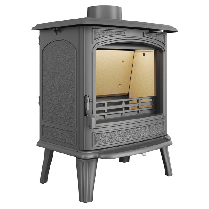 Piec wolnostojący KAWMET Premium ARTEMIDA S18 ECO. Zdjęcia 3D